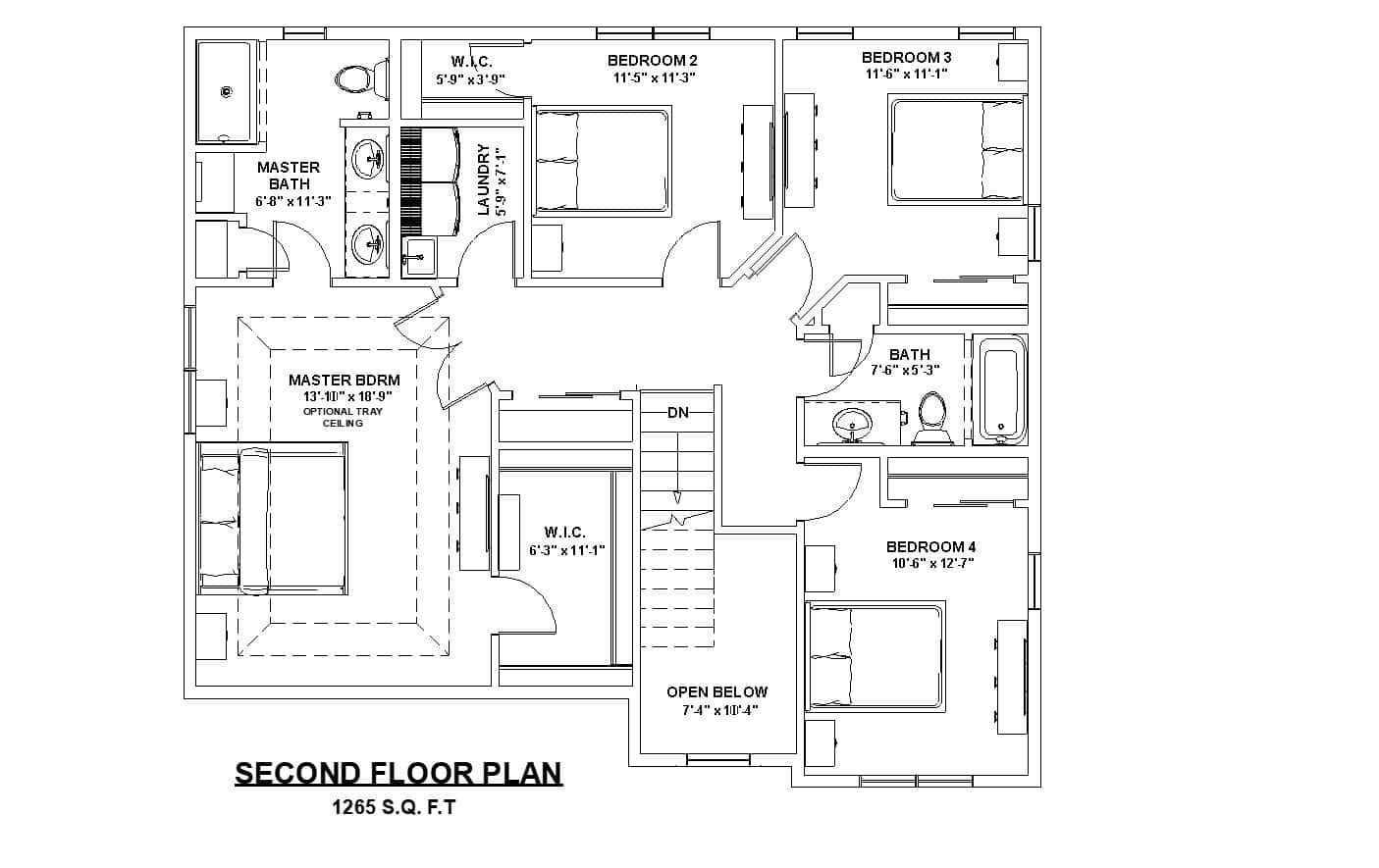 WELLINGTON Floor Plans New Homes BEAR Homes