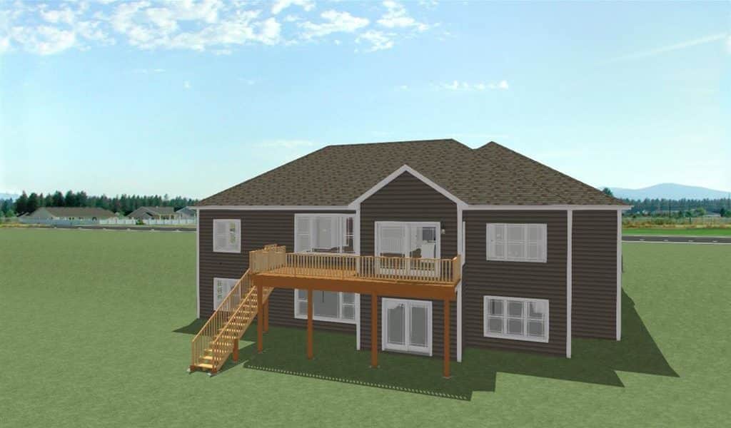 Kingston Backyard have custom home built kenosha, build my home kenosha, kenosha custom homes