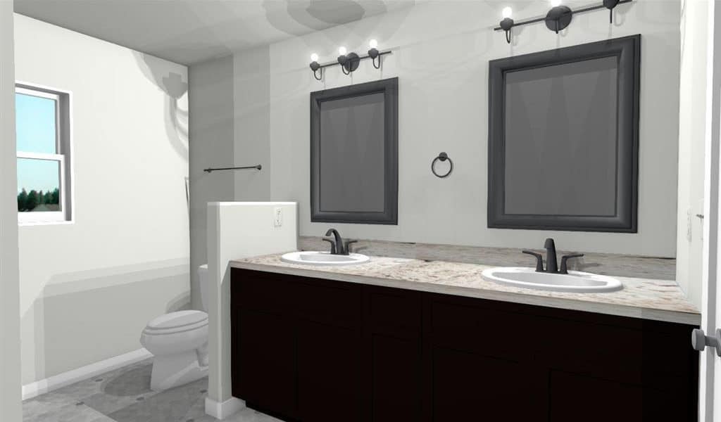 8450 Westminster, Sturtevant, WI Master Bathroom bear homes, homes for sale sturtevant, sturtevant move-in-ready homes