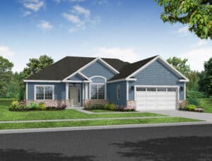 A rendering of the Kingston floor-plan by Bear Homes, LLC