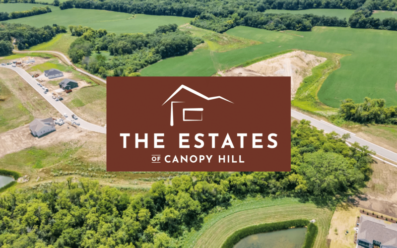 Build your home in a subdivision in Union Grove, WI at The Estates of Canopy Hill