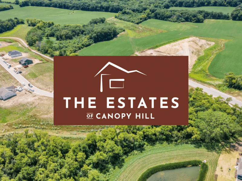 Build your home in a subdivision in Union Grove, WI at The Estates of Canopy Hill